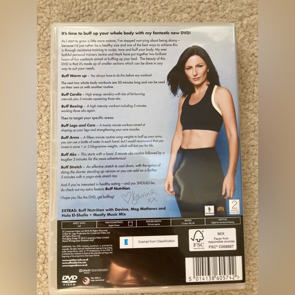 LOT/ BUNDLE OF 3 EXERCISE FITNESS DVD*FIT IN 15 TO 30 MINUTES*DAVINA MCCALL* - Picture 5 of 6